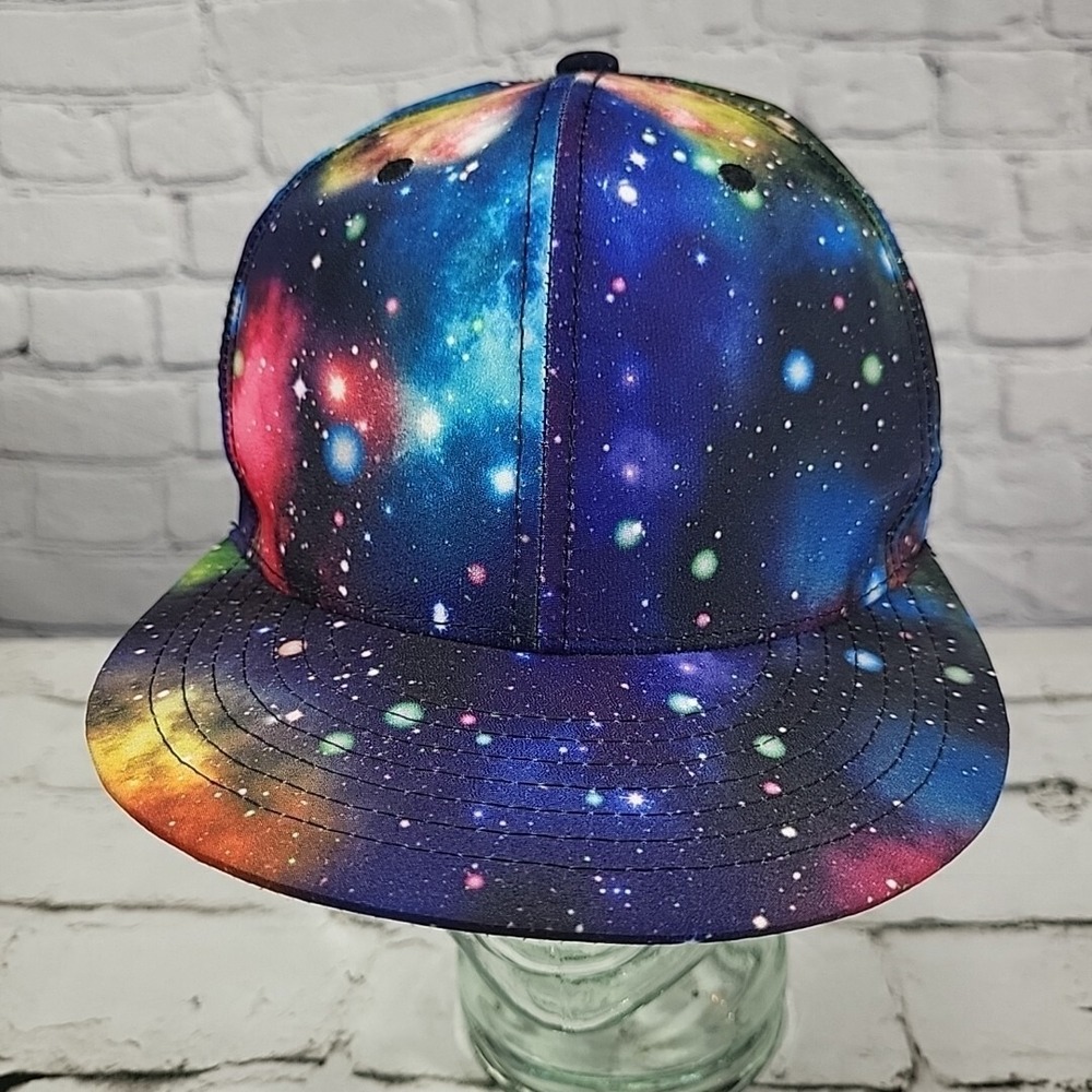 KB ethos Galazy Hat Mens OSFA Space Cosmos‎ Colorful Snapback Baseball Cap